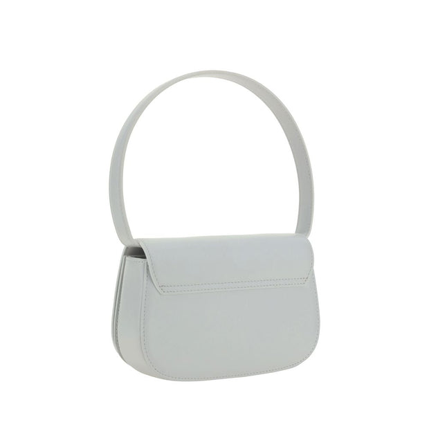 White Calf Leather Bos Taurus Shoulder Bag