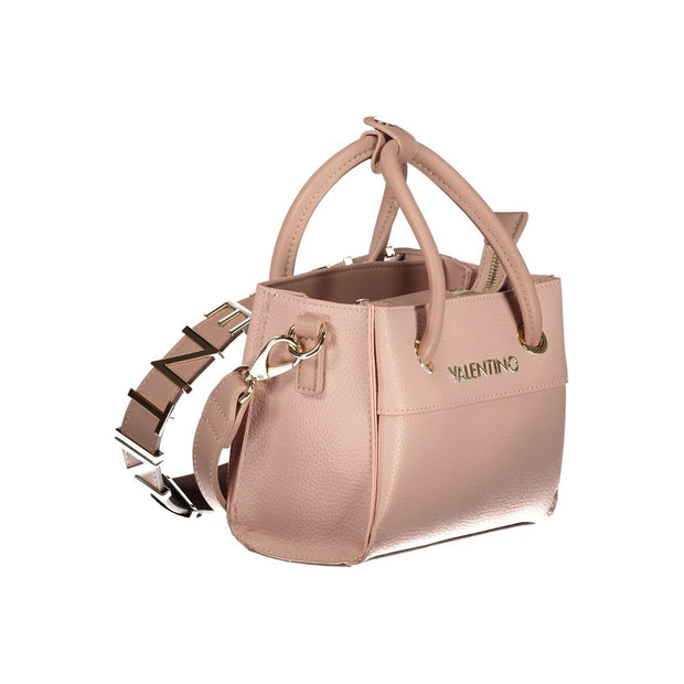 Rosa Polyurethane Women Handbag