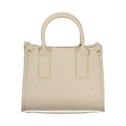 Beige Poliuretano Women Handbag