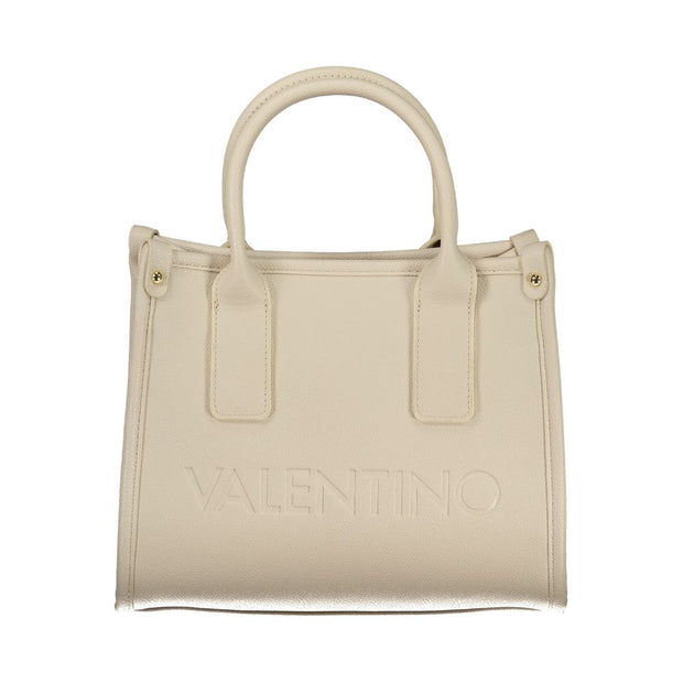 Beige Poliuretano Women Handbag