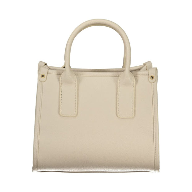 Beige Poliuretano Women Handbag