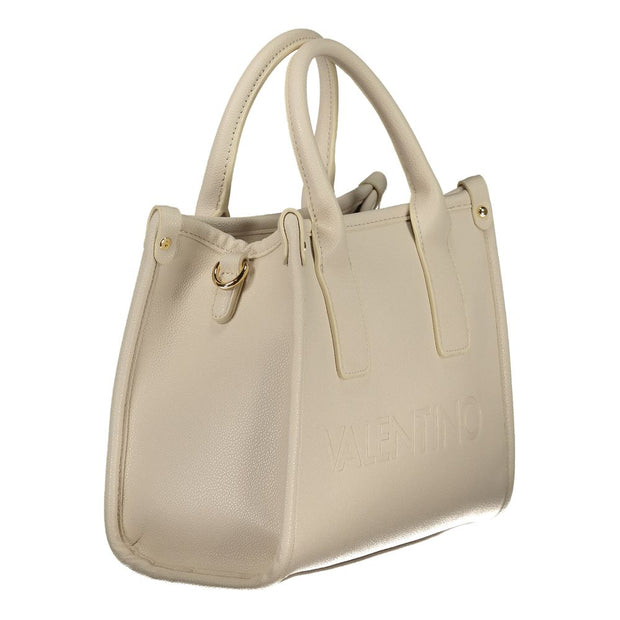 Beige Poliuretano Women Handbag