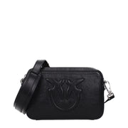Black Leather Crossbody Bag