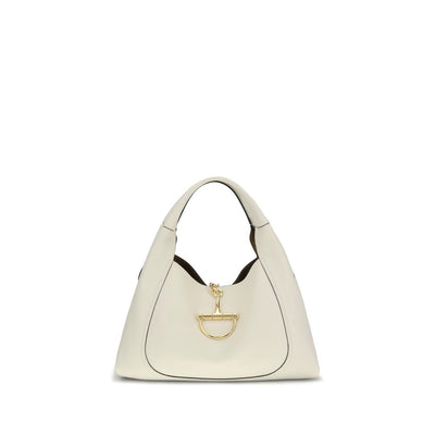White Calf Leather Bos Taurus Shoulder Bag