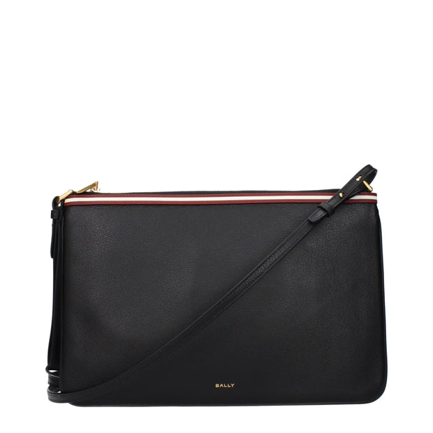 Black Leather Crossbody Bag