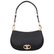 Black Leather Shoulder Bag