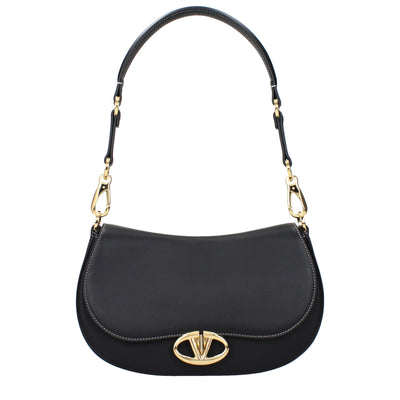 Black Leather Shoulder Bag