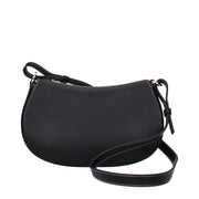 Black Leather Shoulder Bag