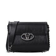 Black Leather Crossbody Bag