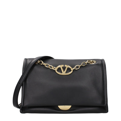 Black Leather Crossbody Bag