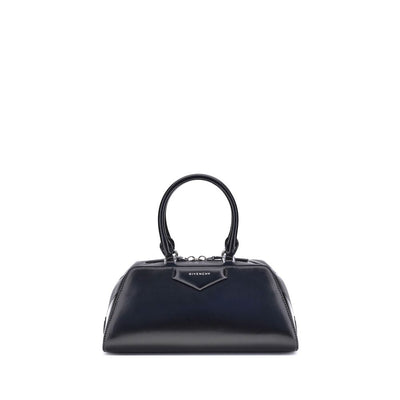 Black Calf Leather Bos Taurus Handbag