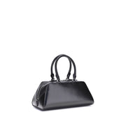 Black Calf Leather Bos Taurus Handbag