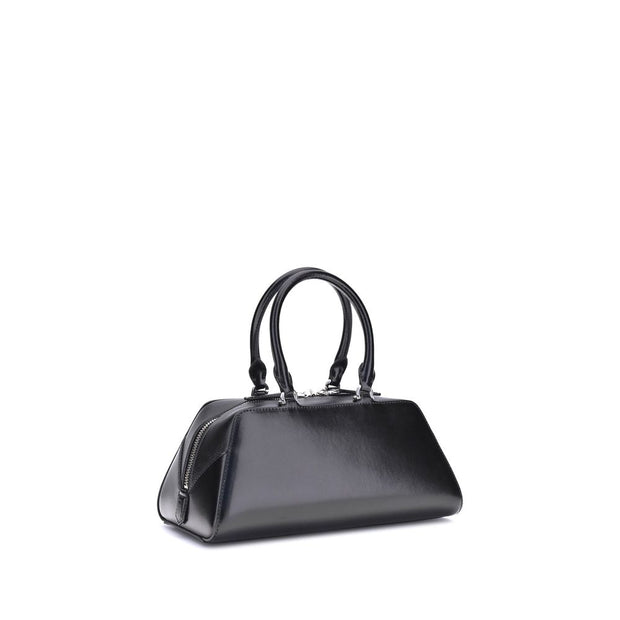 Black Calf Leather Bos Taurus Handbag