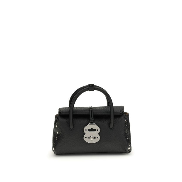 Black Calf Leather Bos Taurus Handbag