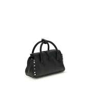 Black Calf Leather Bos Taurus Handbag
