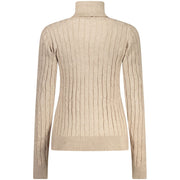 Beige Viscosa Woman Sweater