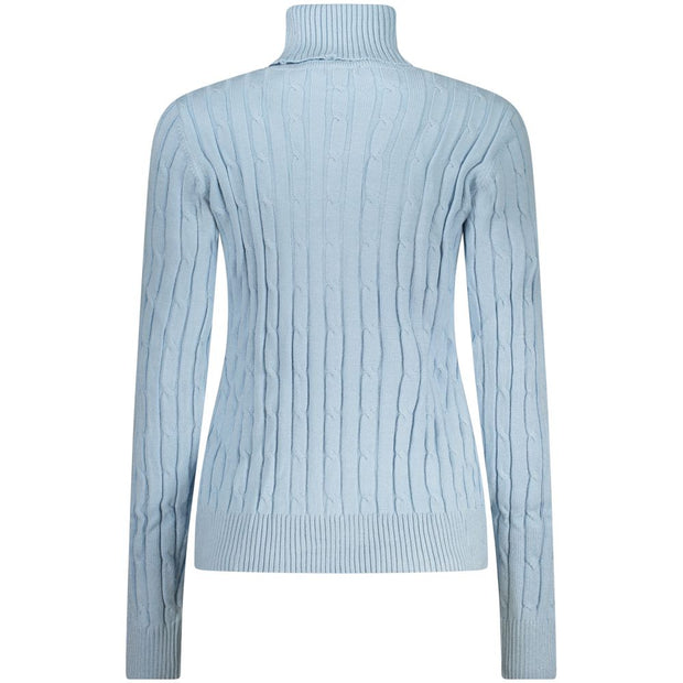 Azzurro Viscosa Donna Sweater