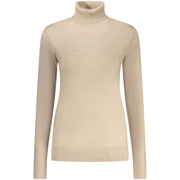 Beige Viscosa Women Sweater