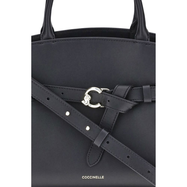 Black Calf Leather Bos Taurus Handbag