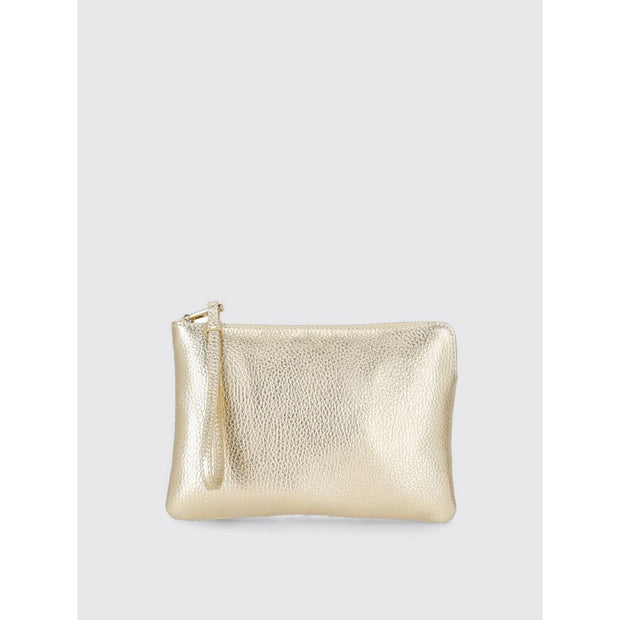 Gold Leather Handbag
