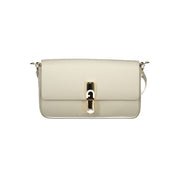 White Leather Handbag