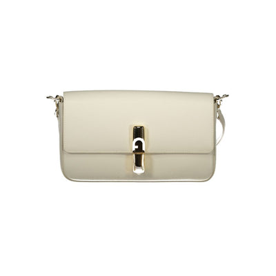 White Leather Handbag