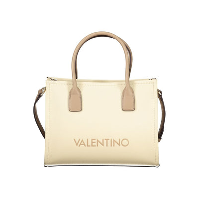 Beige Polyethylene Handbag