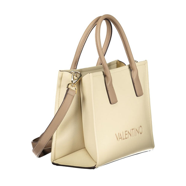 Beige Polyethylene Handbag