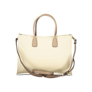 Beige Polyethylene Handbag