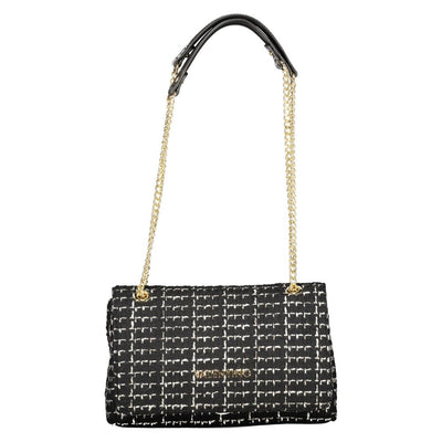 Black Polyester Handbag