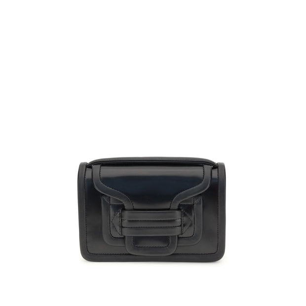 Black Calf Leather Bos Taurus Shoulder Bag