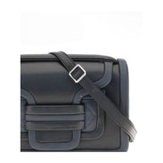 Black Calf Leather Bos Taurus Shoulder Bag